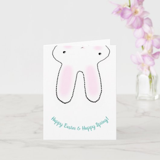 Happy Oaster Happy Spring Oaster niedlich Karte (Orchidee)