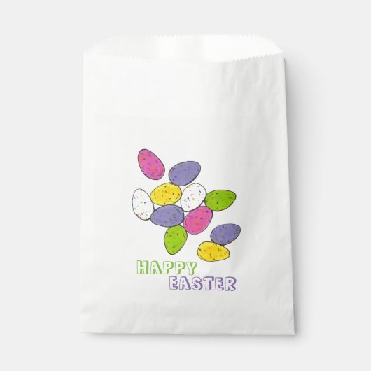 Happy Oaster, hausgemachte, gepflasterte Pasteleie Geschenktütchen (Vorderseite)