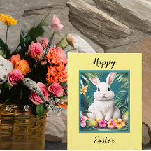 Happy Oaster Hawaiian tropische Kaninchen & Eier