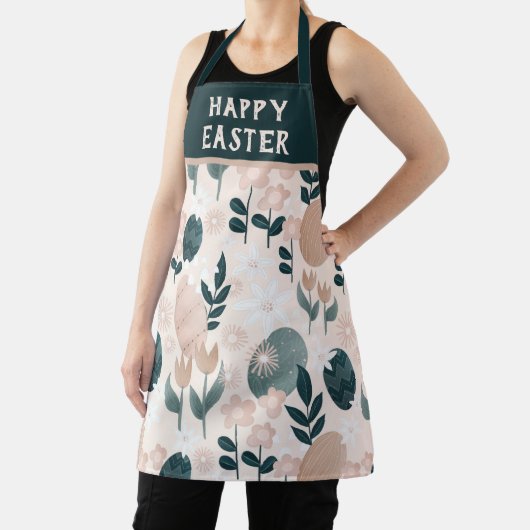 Happy Oaster Hübsch Botanical Easter Egg Muster Schürze (InSitu)
