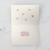 Happy Oaster Hummingbirds Feiertagskarte (Innenseite)