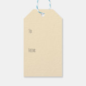 Happy Oaster Hunde Geschenkanhänger (Rückseite)