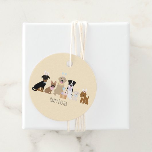 Happy Oaster Hunde Geschenkanhänger (Beispiel)