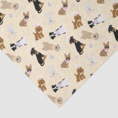 Happy Oaster Hunde Seidenpapier (Detail)