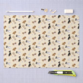 Happy Oaster Hunde Seidenpapier (Handwerk)