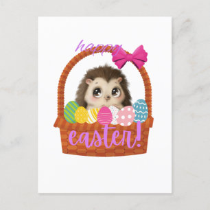Happy Oaster Igel Card Postkarte