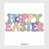 Happy Oaster in Stitches Aufkleber (Blatt)