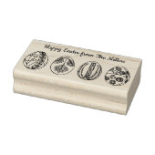 Happy Oaster Individuelle Name Handgezogene Ostere Gummistempel (Stempel)