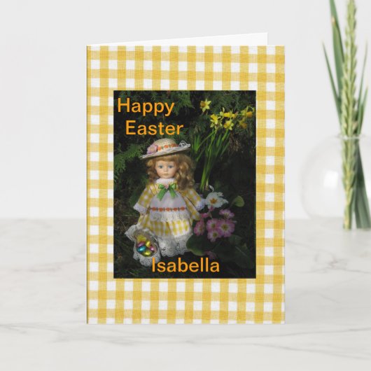Happy Oaster isabella Feiertagskarte (Vorderseite)