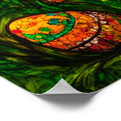 Happy Oaster Jesus Christus Poster (Ecke)