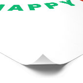 Happy Oaster - Jesus Poster (Ecke)