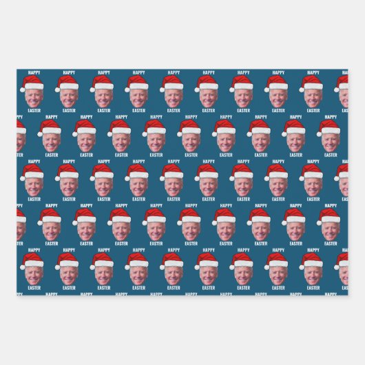 Happy Oaster Joe Biden 4. Juli Geschenkpapier Set (Vorderseite 3)