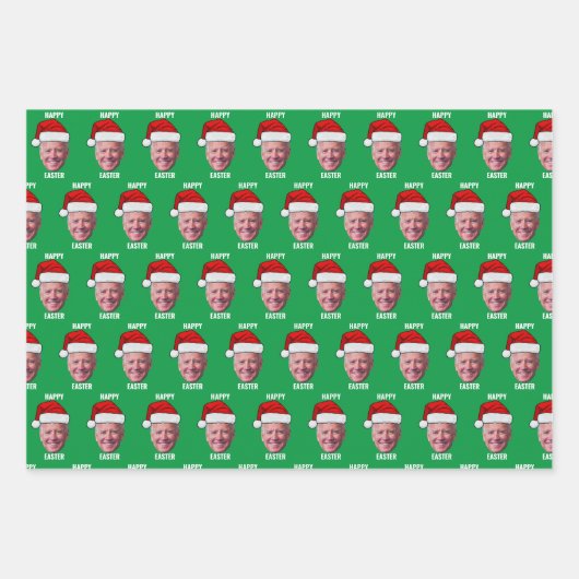 Happy Oaster Joe Biden 4. Juli Geschenkpapier Set (Vorderseite)