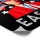 Happy Oaster Joe Biden 4. Juli Memorial Indepe Poster (Ecke)