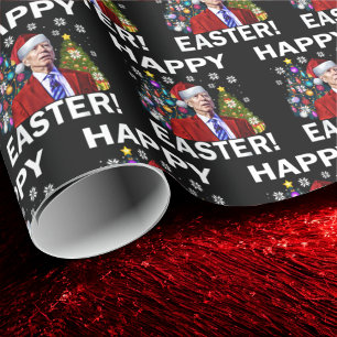 Happy Oaster Joe Biden Geschenkpapier