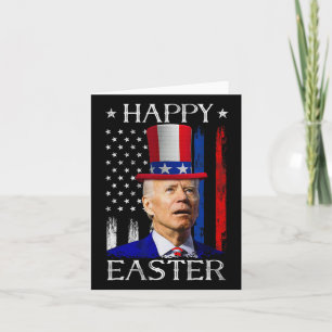 Happy Oaster Joe Biden Konfuse 4. Juli Indepe Karte