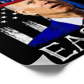 Happy Oaster Joe Biden Konfuse 4. Juli Indepe Poster (Ecke)