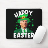 Happy Oaster Joe Biden St Patricks Day Leprechaun Mousepad (Mit Mouse)