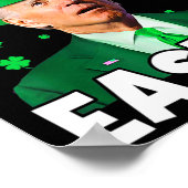 Happy Oaster Joe Biden St Patricks Day Leprechaun Poster (Ecke)