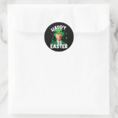 Happy Oaster Joe Biden St Patricks Day Leprechaun Runder Aufkleber (Tasche)
