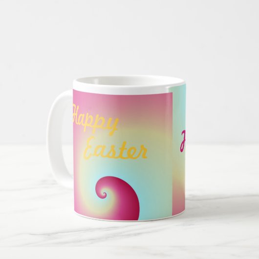Happy Oaster Kaffeetasse (Vorderseite Links)