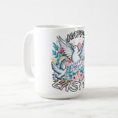 Happy Oaster Kaffeetasse (Vorderseite Links)
