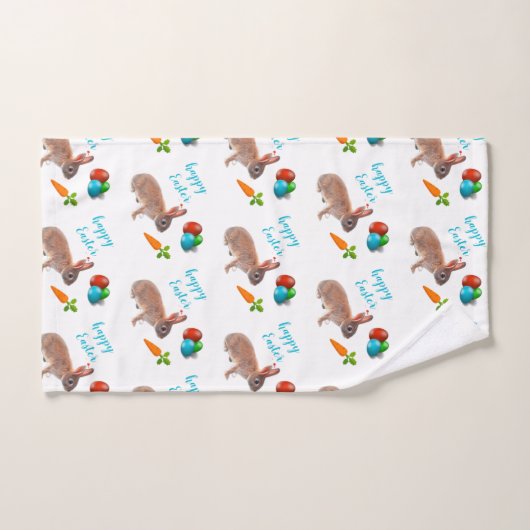 Happy Oaster Kanbit Pattern Handtuch (Handtuch)