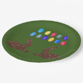 Happy Oaster, Kaninchen Custom Paper Teller 9 in (Schrägansicht)