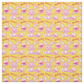 Happy Oaster Kaninchen Hasen und Eier Gewebe Stoff (Muster)