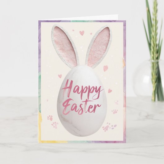 Happy Oaster Karte (Vorderseite)