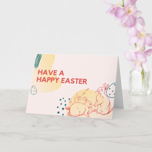 Happy Oaster Karte (Orchidee)