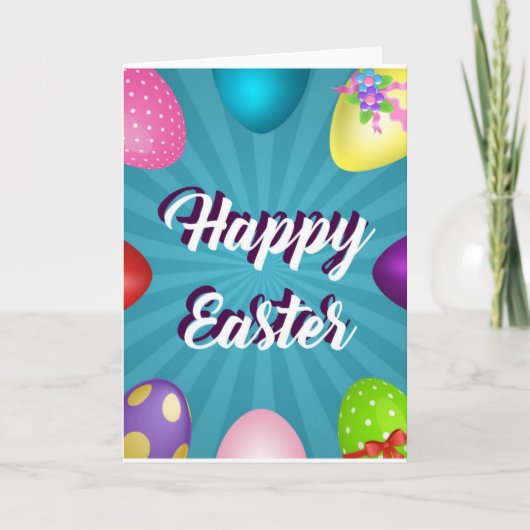 Happy Oaster Karte (Vorderseite)