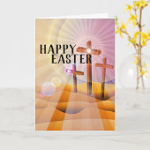 Happy Oaster Karte (Gelbe Blume)