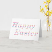 Happy Oaster Karte (Gelbe Blume)