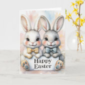 Happy Oaster Karte (Gelbe Blume)