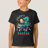 Happy Oaster Kawaii Baby Dinosaur Monster Truck T-Shirt (Vorderseite)