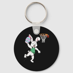 Happy Oaster Kids Boys Bunny Dunk Basketball Ost Schlüsselanhänger