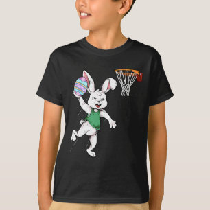 Happy Oaster Kids Boys Bunny Dunk Basketball Ost T-Shirt