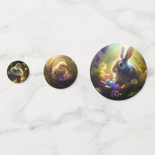 Happy Oaster Konfetti (Rückseiten)