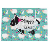 Happy Oaster Lamb Große Geschenktüte (Rückseite)