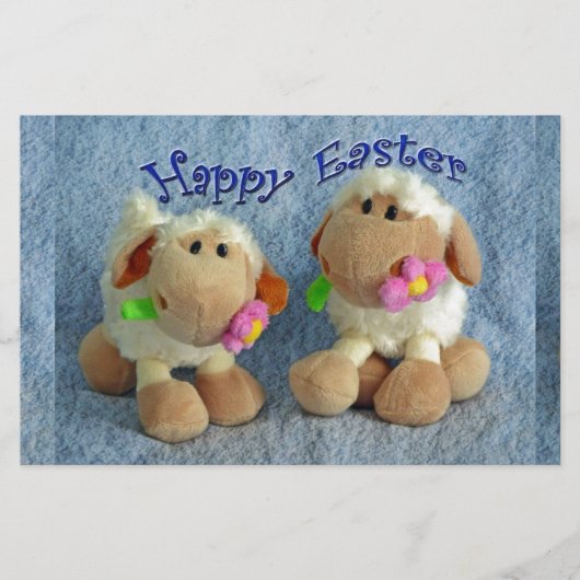 Happy Oaster Lambs Briefpapier (Vorderseite)