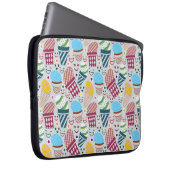 Happy Oaster Laptopschutzhülle (Vorne Rechts)