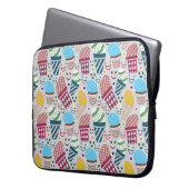 Happy Oaster Laptopschutzhülle (Vorderseite Links)