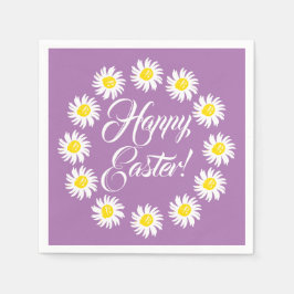 Happy Oaster Lavendel Drehbuch niedlich zaghaft fr Serviette