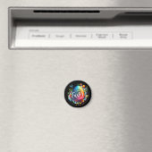 Happy Oaster: Lebhaftes Uferfarbeneier Magnet (In Situ (Geschirrspüler))