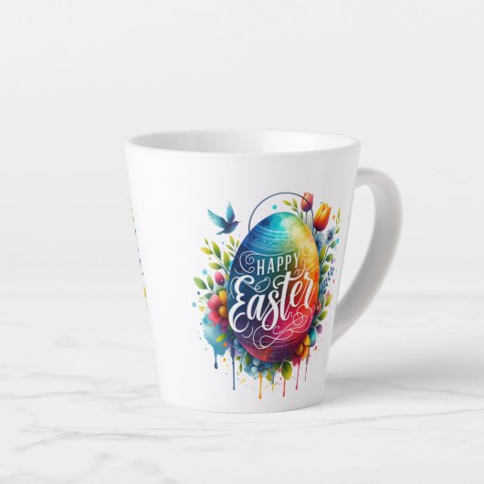 Happy Oaster: Lebhaftes Uferfarbeneier Milchtasse (Rechte Ecke)