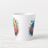 Happy Oaster: Lebhaftes Uferfarbeneier Milchtasse (Vorderseite)