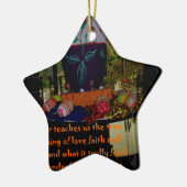 Happy Oaster Liebe Glaube und Hoffnung Wünsche Keramikornament (Links)