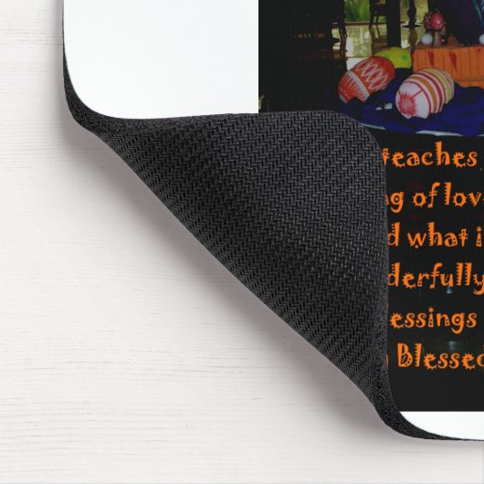 Happy Oaster Liebe Glaube und Hoffnung Wünsche Mousepad (Ecke)