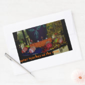 Happy Oaster Liebe Glaube und Hoffnung Wünsche Rechteckiger Aufkleber (Umschlag)